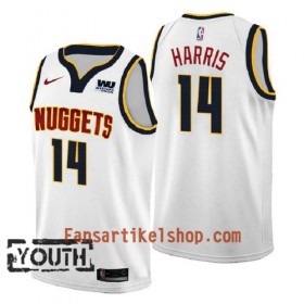 Denver Nuggets Trikot Gary Harris 14 2018-2019 Nike Weiß Swingman - Kinder